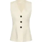 Inwear Colete de fato 'Quentaiw' amarelo pastel
