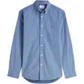 Tommy Hilfiger Camisa 'FLEX' azul claro / azul escuro