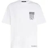 Karl Lagerfeld Camisa 'Maison De Karl' preto / branco