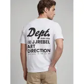 JJ REBEL Camisa 'JREBELIJAH' preto / branco