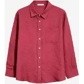 MixRay Blusa 'Hemden' borgonha