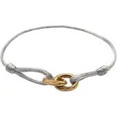 Fainz Pulseira 'Pairity' ouro / cinzento