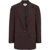 We fashion Blazer castanho escuro