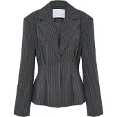 LeGer Studio Blazer 'Sophia' acinzentado / branco