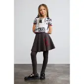 Desigual Camisola 'Cruella Disney' vermelho / preto / branco