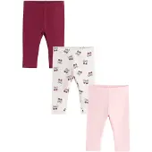 Cool Club Leggings rosa / vermelho / branco