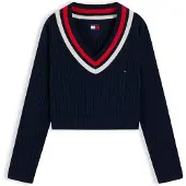 Tommy Hilfiger Pullover navy / vermelho / branco