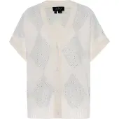 Usha Casaco de malha offwhite