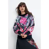 Desigual Pullover 'M. C. Lacroix' mistura de cores / preto