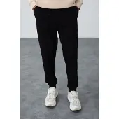 Tommy Life Calças de desporto 'Jogginghose' preto