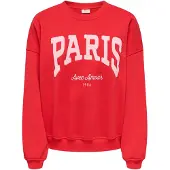 JDY Sweatshirt 'JDYMESA' pó / vermelho