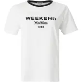Weekend Max Mara Camisa 'DEDISON' preto / branco