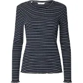 Selected Camiseta De Manga Comprida Anna Stripe