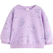 Next Sweatshirt azul escuro / lavanda