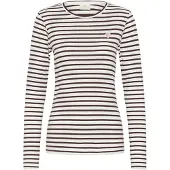 Kaffe Camisa 'KALiddy' castanho escuro / offwhite