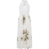 Cloud5ive Vestido de verão chocolate / branco