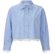 Rich & royal Blusa azul claro / branco