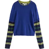 Next Pullover marinho / navy / amarelo / verde