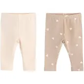Cool Club Leggings bege / rosa pastel
