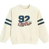 Cool Club Sweatshirt nude / navy / vermelho escuro