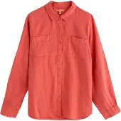 Seasalt Cornwall Blusa 'Hazel Branch' lagosta