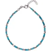 Alisia Bracciale In Argento Per Uomo Al5096-Argento-Blu — Bracciale