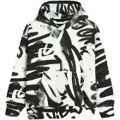 Cool Club Sweatshirt mosqueado preto / branco
