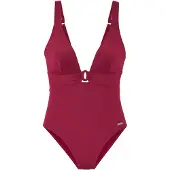 LASCANA Fato de banho vermelho vinho