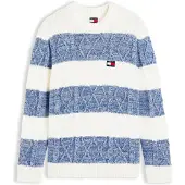 Tommy Hilfiger Pullover safira / branco