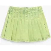 Desigual Saia verde claro / preto / branco