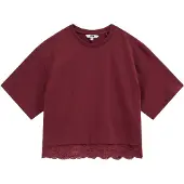 We fashion Camisola vermelho vinho
