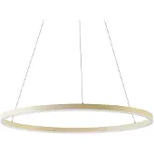 Arcchio Candeeiro suspenso LED Albiona, bege, 1 anel, Ø 80 cm