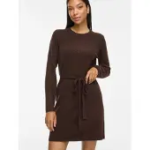 Vila Vestido Curto De Manga Comprida Liga