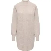 ONLY Vestido de malha 'Olivia' bege mosqueado