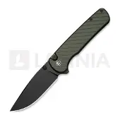 CIVIVI Iron Tide, Forest Green Aluminum, Black Stonewash
