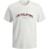 Jack & Jones Camisa 'JJAVERY' vermelho escuro / branco