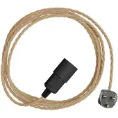 Creative Cables Porta-lâmpada Com Cabo Snake Twisted