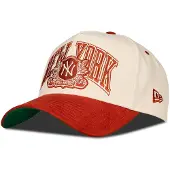 New Era Boné Wordmark Suede E-frame New York Yankees