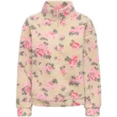 ONLY Pullover 'ONLNEW JANNE' creme / cor-de-rosa / amora