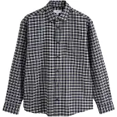 Next Camisa bege / navy / branco