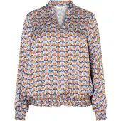 More & more Blusa azul / azul claro / laranja