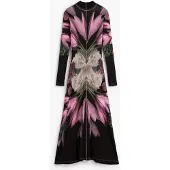 Desigual Vestido vermelho rubi / preto
