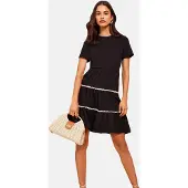 Friends Like These Vestido preto / branco
