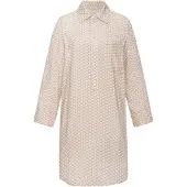 LASCANA Camisola de pijama bege / branco