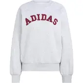 Adidas Sweatshirt de desporto cinzento claro / vermelho vinho