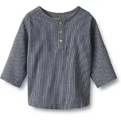 Wheat Camisola 'Bjørk' cinzento escuro / branco
