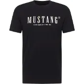 Mustang Camisa 'Austin' amarelo pastel / preto / branco