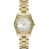 Emporio Armani Relógios analógicos ouro / branco pérola