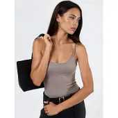 Busem Top bege escuro