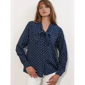 Big Dart Blusa marinho / branco